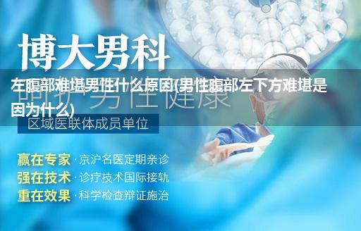 左腹部难堪男性什么原因(男性腹部左下方难堪是因为什么)